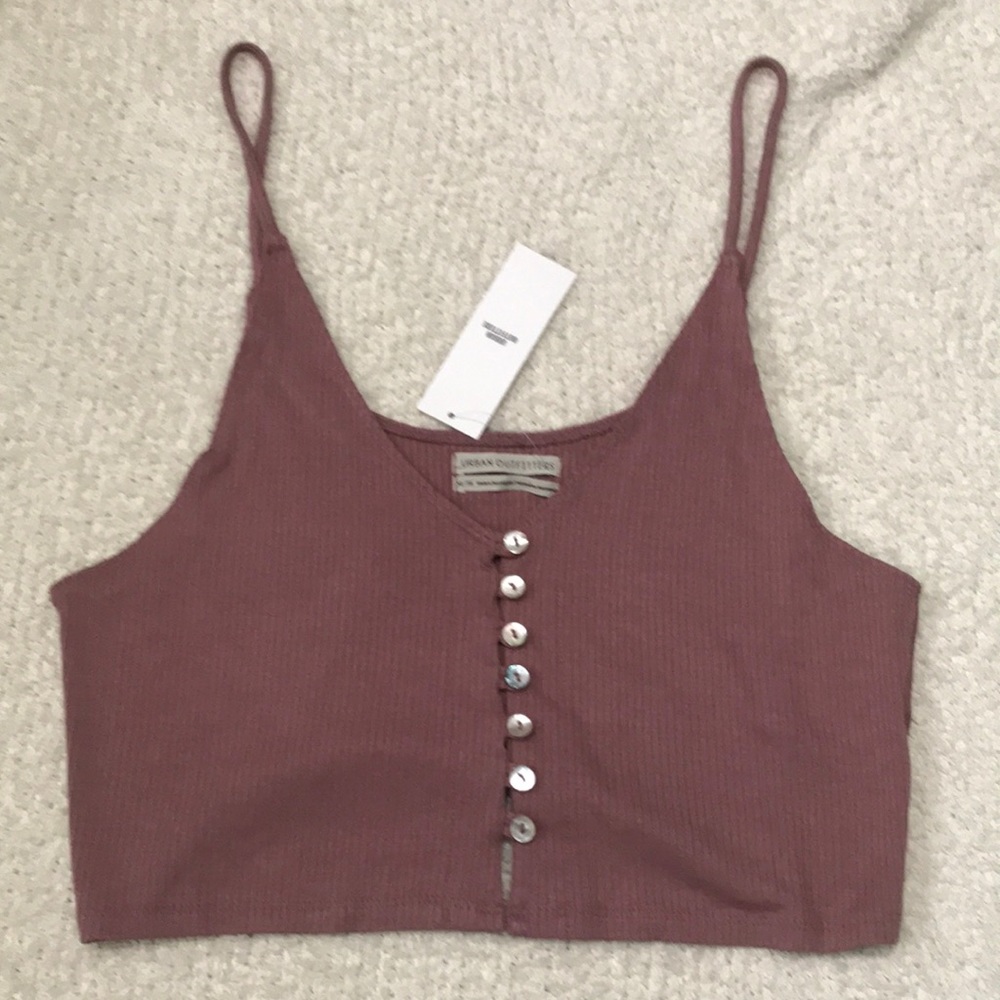 Urban Outfitters Mauve Crop Top